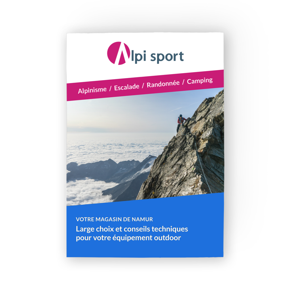 Visuel de présentation du projet graphique réalisé pour le magasin Alpisport