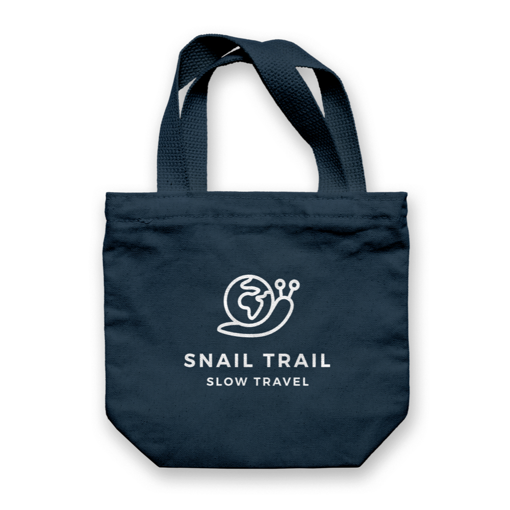 Visuel de présentation du projet graphique réalisé pour Snail Trail Travel